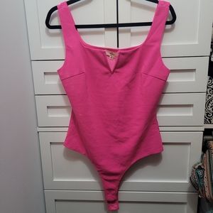 Entro Bright pink bodysuit Size M